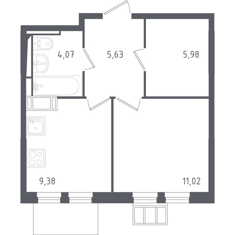 Apartment Sale, 35.5平方米 at Gorki Park, Shkolnaya ulitsa, 2, derevnya Korobovo, Leninskiy City District, Moscow Region, Russia #1 Apartment Sale, 35.5平方米 at Gorki Park, Shkolnaya ulitsa, 2, derevnya Korobovo, Leninskiy City District, Moscow Region, Russia #1
