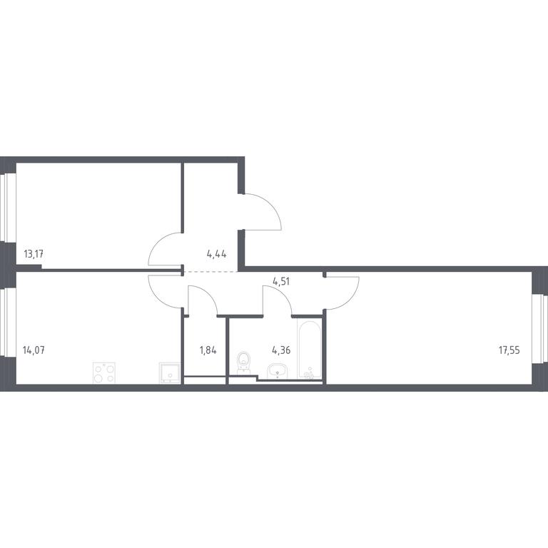 Продажа 1-комн. квартиры, 59,94 м² в ЖК «Подольские Кварталы», жилой комплекс Подольские Кварталы, поселение Рязановское, Москва, Россия #1 Продажа 1-комн. квартиры, 59,94 м² в ЖК «Подольские Кварталы», жилой комплекс Подольские Кварталы, поселение Рязановское, Москва, Россия #1