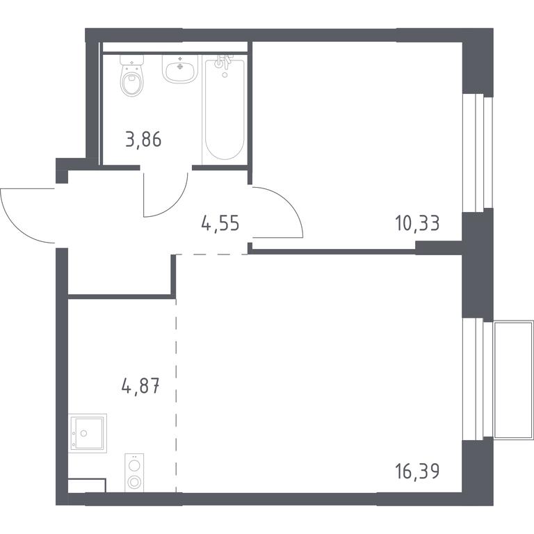 Apartment Sale, 40 sq. m. at Kvartal Marino, kvartal № 175, 1с1, Filimonkovskoye Municipal Formation, Moscow, Russia #1 Apartment Sale, 40 sq. m. at Kvartal Marino, kvartal № 175, 1с1, Filimonkovskoye Municipal Formation, Moscow, Russia #1