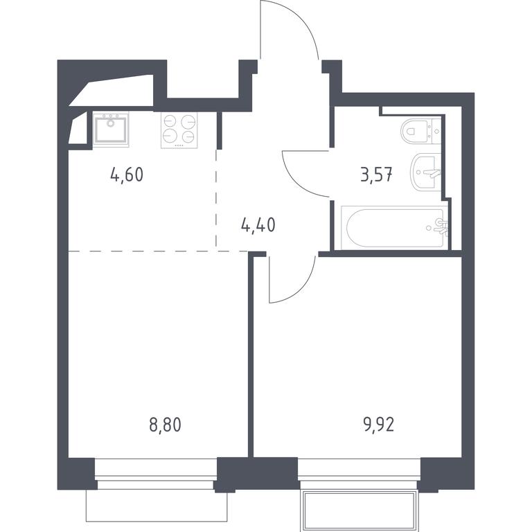 Apartment Sale, 31.29 sq. m. at Dolina Yauzy, Trudovaya Street, 23, Mytischi, Moscow Region, Russia #1 Apartment Sale, 31.29 sq. m. at Dolina Yauzy, Trudovaya Street, 23, Mytischi, Moscow Region, Russia #1