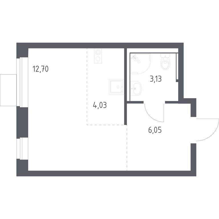 Apartment Sale, 25.91 sq. m. at Prigorod Lesnoe, Molodyozhny bulvar, 6, derevnya Misaylovo, Leninskiy City District, Moscow Region, Russia #2 Apartment Sale, 25.91 sq. m. at Prigorod Lesnoe, Molodyozhny bulvar, 6, derevnya Misaylovo, Leninskiy City District, Moscow Region, Russia #2