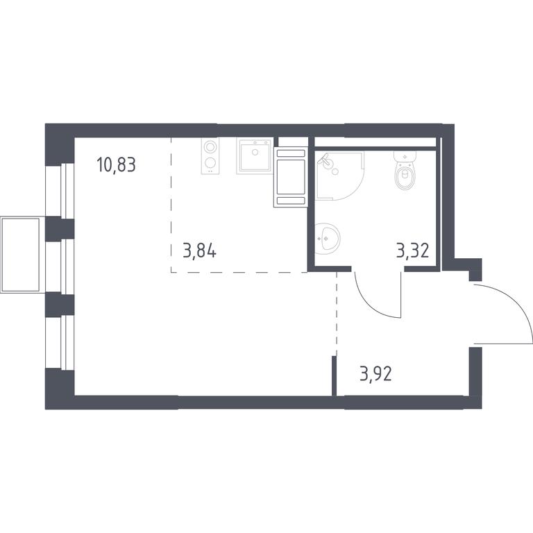Apartment Sale, 21.5 sq. m. at Gorki Park, Shkolnaya ulitsa, 2, derevnya Korobovo, Leninskiy City District, Moscow Region, Russia #1 Apartment Sale, 21.5 sq. m. at Gorki Park, Shkolnaya ulitsa, 2, derevnya Korobovo, Leninskiy City District, Moscow Region, Russia #1