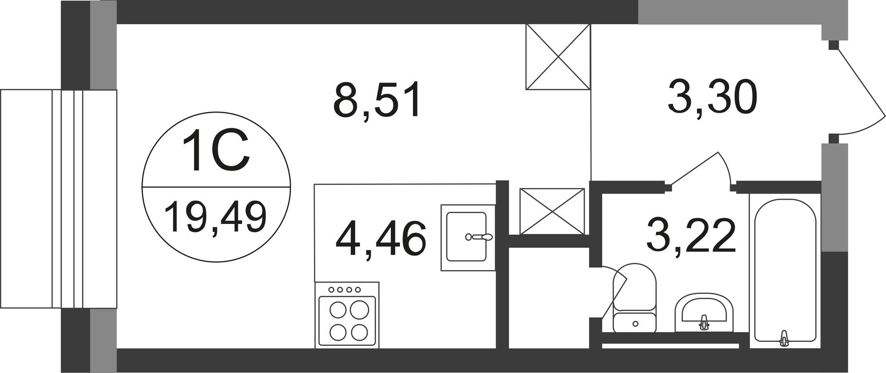 Apartment Sale, 19.49平方米 at Novograd Pavlino, Kosinskoye shosse, 2, Novoye Pavlino Microdistrict, Balashikha, Moscow Region, Russia #1 Apartment Sale, 19.49平方米 at Novograd Pavlino, Kosinskoye shosse, 2, Novoye Pavlino Microdistrict, Balashikha, Moscow Region, Russia #1