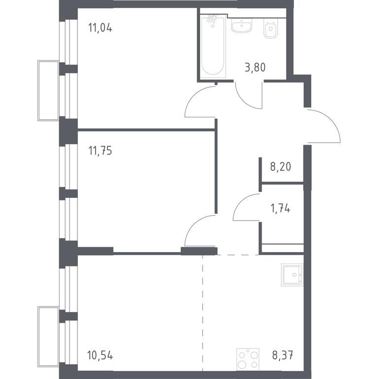 Продажа 1-комн. квартиры, 55,68 м² в ЖК «Квартал Строгино», жилой комплекс Квартал Строгино, Красногорск, Московская область, Россия #1 Продажа 1-комн. квартиры, 55,68 м² в ЖК «Квартал Строгино», жилой комплекс Квартал Строгино, Красногорск, Московская область, Россия #1
