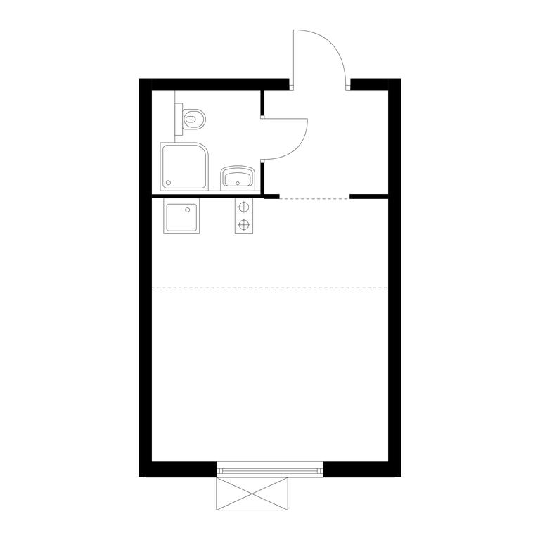 Apartment Sale, 23.9平方米 at Liublinskiy Park, Lyublinskaya Street, 78к2, Moscow, Russia #1