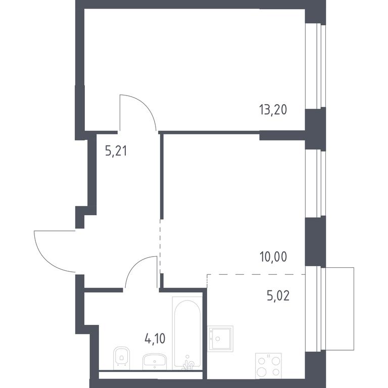 Apartment Sale, 37.53 sq. m. at Kvartal Domashnij, Donetskaya Street, 30с11, Moscow, Russia #1 Apartment Sale, 37.53 sq. m. at Kvartal Domashnij, Donetskaya Street, 30с11, Moscow, Russia #1