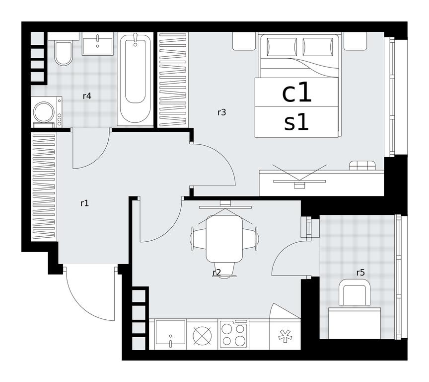 Apartment Sale, 33.5 sq. m. at Dzen-Kvartaly, ulitsa Aleksandry Monakhovoy, 2/3, Sosenskoye Settlement, Moscow, Russia #1 Apartment Sale, 33.5 sq. m. at Dzen-Kvartaly, ulitsa Aleksandry Monakhovoy, 2/3, Sosenskoye Settlement, Moscow, Russia #1