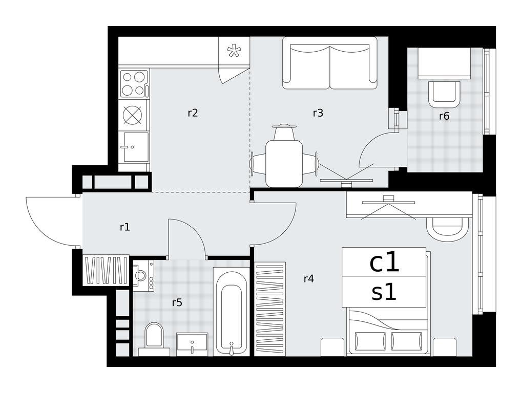 1-BD Apartment Sale, 38.2平方米 at Dzen-Kvartaly, ulitsa Aleksandry Monakhovoy, 2/3, Sosenskoye Settlement, Moscow, Russia #1 1-BD Apartment Sale, 38.2平方米 at Dzen-Kvartaly, ulitsa Aleksandry Monakhovoy, 2/3, Sosenskoye Settlement, Moscow, Russia #1