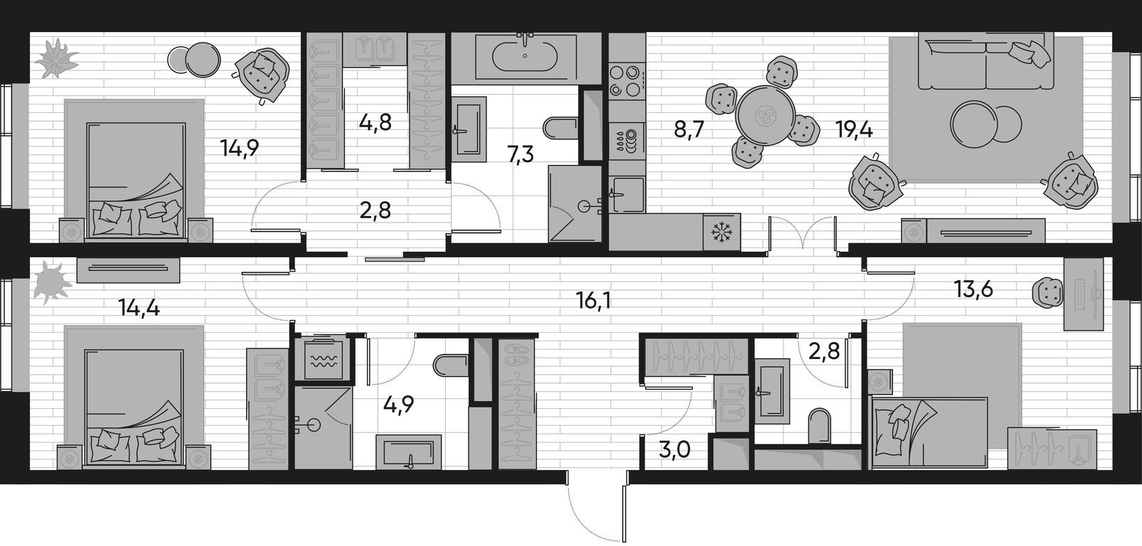 3-BD Apartment Sale, 112.8平方米 at Pride, Polkovaya Street, 1с27, Moscow, Russia #1 3-BD Apartment Sale, 112.8平方米 at Pride, Polkovaya Street, 1с27, Moscow, Russia #1