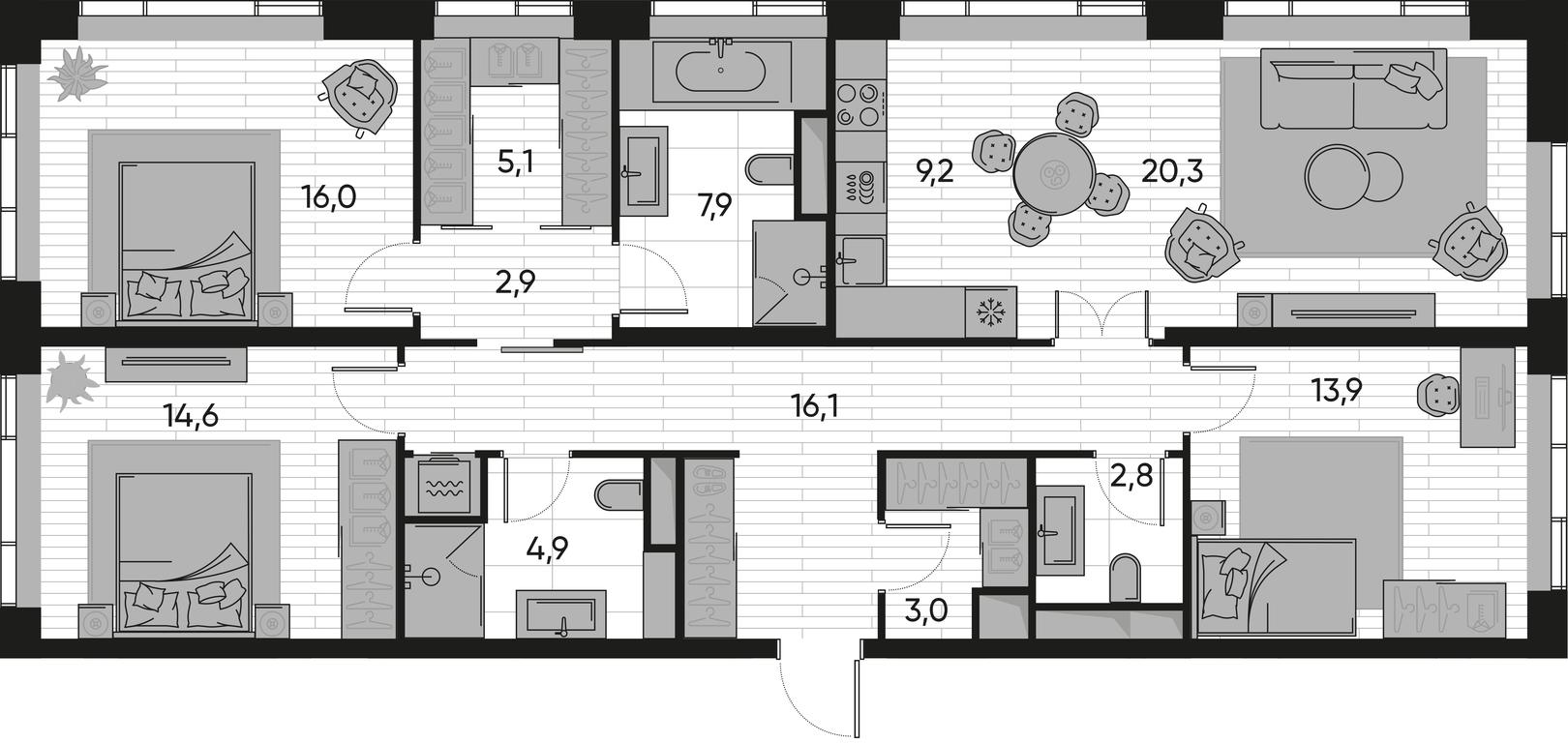 3-BD Apartment Sale, 116.5平方米 at Pride, Polkovaya Street, 1с27, Moscow, Russia #1 3-BD Apartment Sale, 116.5平方米 at Pride, Polkovaya Street, 1с27, Moscow, Russia #1
