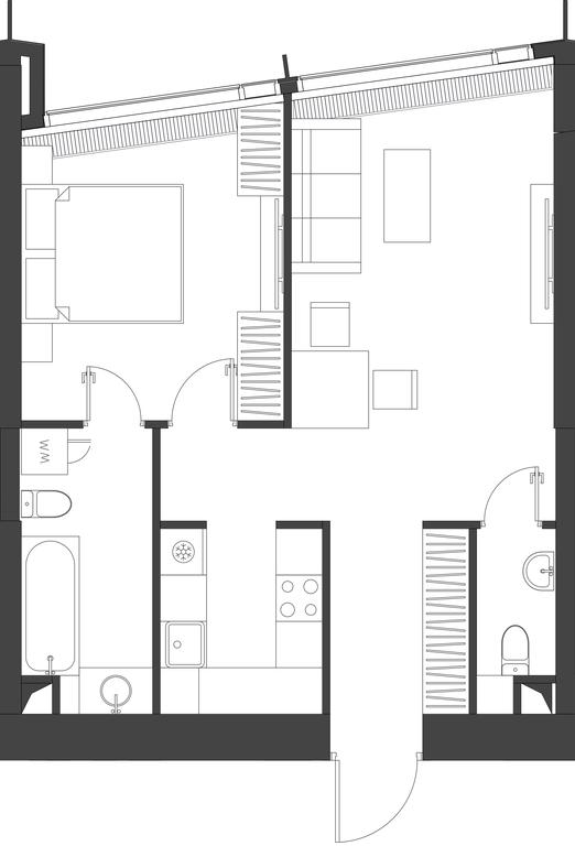 1-BD Apartment Sale, 52平方米 at Dom Dau, 1st Krasnogvardeysky Drive, 12с6, Moscow, Russia #2 1-BD Apartment Sale, 52平方米 at Dom Dau, 1st Krasnogvardeysky Drive, 12с6, Moscow, Russia #2