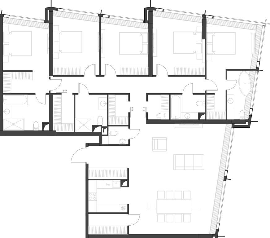 5-BD Apartment Sale, 210.64平方米 at Dom Dau, 1st Krasnogvardeysky Drive, 12с6, Moscow, Russia #2 5-BD Apartment Sale, 210.64平方米 at Dom Dau, 1st Krasnogvardeysky Drive, 12с6, Moscow, Russia #2