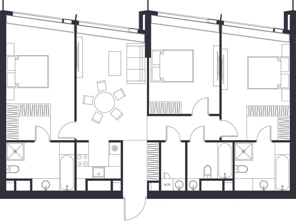 3-BD Apartment Sale, 111.37 sq. m. at Dom Dau, 1st Krasnogvardeysky Drive, 12с6, Moscow, Russia #1 3-BD Apartment Sale, 111.37 sq. m. at Dom Dau, 1st Krasnogvardeysky Drive, 12с6, Moscow, Russia #1