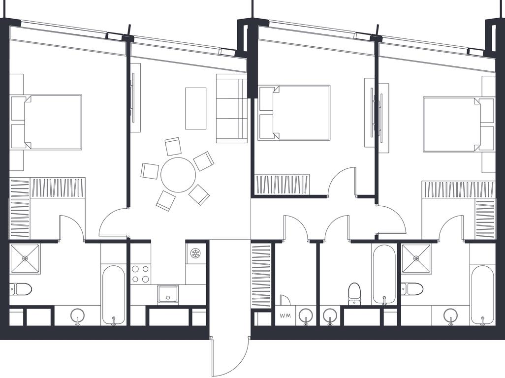 3-BD Apartment Sale, 111.37 sq. m. at Dom Dau, 1st Krasnogvardeysky Drive, 12с6, Moscow, Russia #1 3-BD Apartment Sale, 111.37 sq. m. at Dom Dau, 1st Krasnogvardeysky Drive, 12с6, Moscow, Russia #1