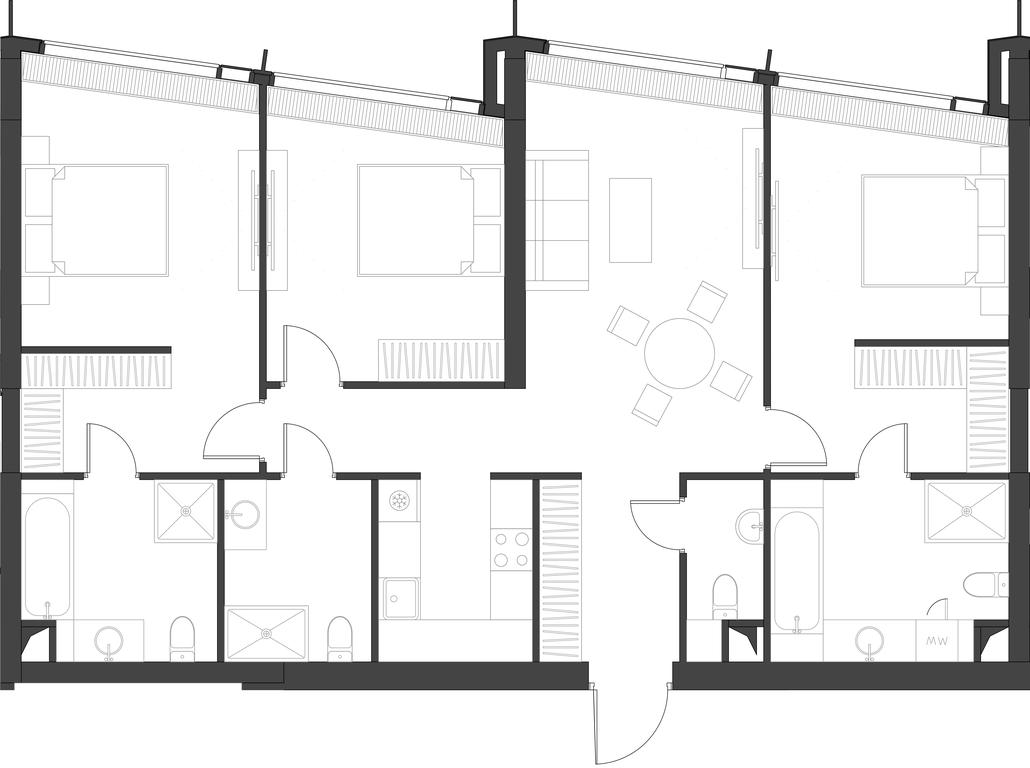 3-BD Apartment Sale, 108.44 sq. m. at Dom Dau, 1st Krasnogvardeysky Drive, 12с6, Moscow, Russia #2 3-BD Apartment Sale, 108.44 sq. m. at Dom Dau, 1st Krasnogvardeysky Drive, 12с6, Moscow, Russia #2