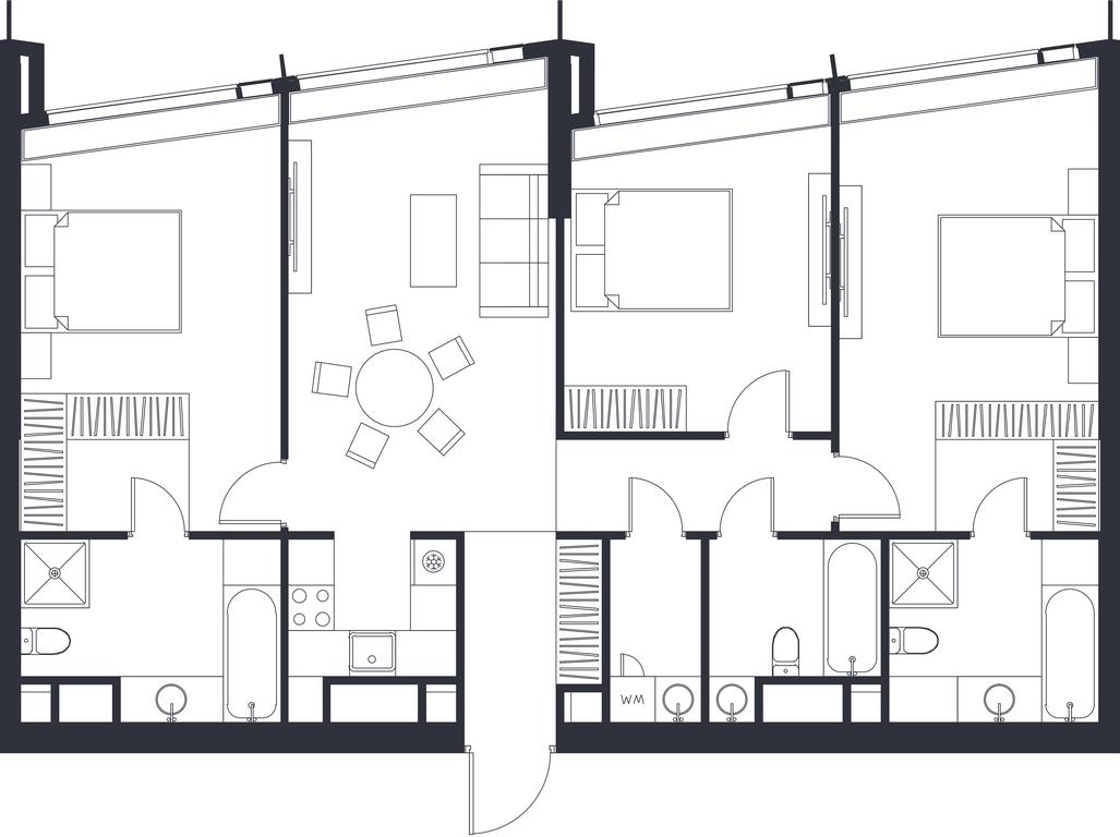 3-BD Apartment Sale, 109.7 sq. m. at Dom Dau, 1st Krasnogvardeysky Drive, 12с6, Moscow, Russia #1 3-BD Apartment Sale, 109.7 sq. m. at Dom Dau, 1st Krasnogvardeysky Drive, 12с6, Moscow, Russia #1