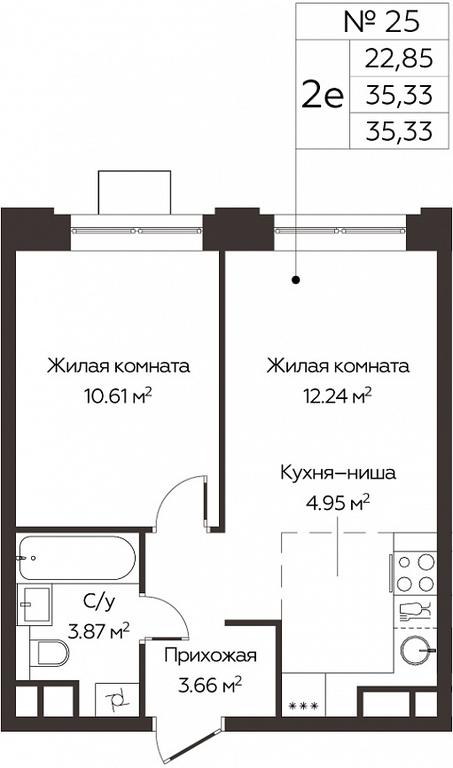 1-BD Apartment Sale, 35.33 sq. m. at Kashtanovaya Roshcha, Solnechnaya ulitsa, posyolok Lesnaya Polyana, derevnya Izmalkovo, Odintsovskiy City District, Moscow Region, Russia #1 1-BD Apartment Sale, 35.33 sq. m. at Kashtanovaya Roshcha, Solnechnaya ulitsa, posyolok Lesnaya Polyana, derevnya Izmalkovo, Odintsovskiy City District, Moscow Region, Russia #1