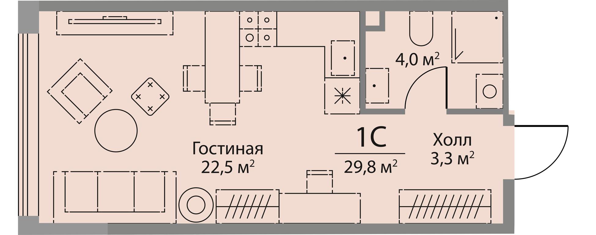 Apartment Sale, 29.8 sq. m. at Stories, zhiloy kompleks Storis na Mosfilmovskoy, kvartal Kinematograficheskiy, Moscow, Russia #1 Apartment Sale, 29.8 sq. m. at Stories, zhiloy kompleks Storis na Mosfilmovskoy, kvartal Kinematograficheskiy, Moscow, Russia #1