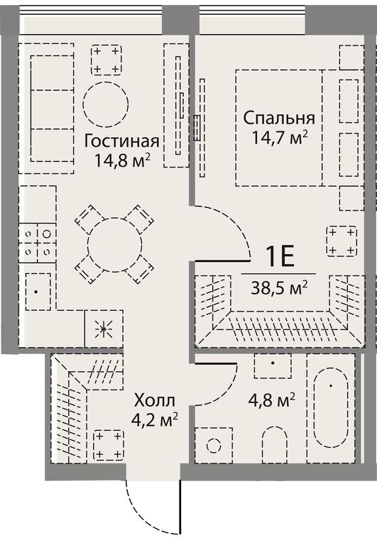 1-BD Apartment Sale, 38.8平方米 at Stories, zhiloy kompleks Storis na Mosfilmovskoy, kvartal Kinematograficheskiy, Moscow, Russia #2 1-BD Apartment Sale, 38.8平方米 at Stories, zhiloy kompleks Storis na Mosfilmovskoy, kvartal Kinematograficheskiy, Moscow, Russia #2