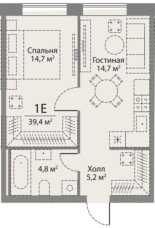 1-BD Apartment Sale, 39.4 sq. m. at Stories, zhiloy kompleks Storis na Mosfilmovskoy, kvartal Kinematograficheskiy, Moscow, Russia #2 1-BD Apartment Sale, 39.4 sq. m. at Stories, zhiloy kompleks Storis na Mosfilmovskoy, kvartal Kinematograficheskiy, Moscow, Russia #2