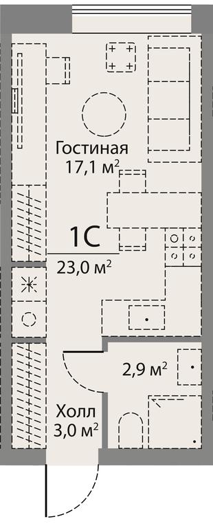 Apartment Sale, 23平方米 at Stories, zhiloy kompleks Storis na Mosfilmovskoy, kvartal Kinematograficheskiy, Moscow, Russia #2 Apartment Sale, 23平方米 at Stories, zhiloy kompleks Storis na Mosfilmovskoy, kvartal Kinematograficheskiy, Moscow, Russia #2