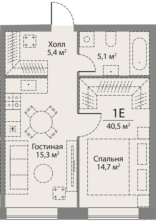 1-BD Apartment Sale, 40.5平方米 at Stories, zhiloy kompleks Storis na Mosfilmovskoy, kvartal Kinematograficheskiy, Moscow, Russia #2 1-BD Apartment Sale, 40.5平方米 at Stories, zhiloy kompleks Storis na Mosfilmovskoy, kvartal Kinematograficheskiy, Moscow, Russia #2