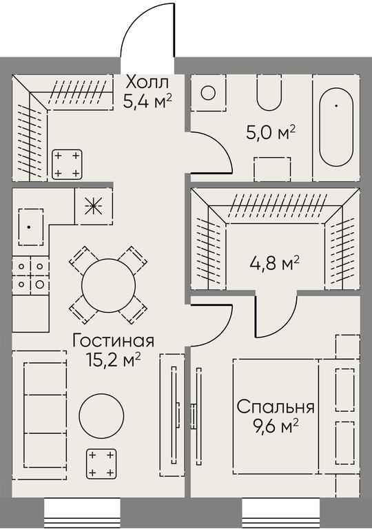 1-BD Apartment Sale, 40.5平方米 at Stories, zhiloy kompleks Storis na Mosfilmovskoy, kvartal Kinematograficheskiy, Moscow, Russia #1 1-BD Apartment Sale, 40.5平方米 at Stories, zhiloy kompleks Storis na Mosfilmovskoy, kvartal Kinematograficheskiy, Moscow, Russia #1