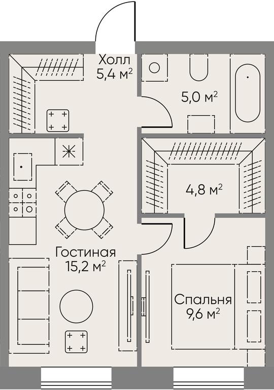 1-BD Apartment Sale, 40.1 sq. m. at Stories, zhiloy kompleks Storis na Mosfilmovskoy, kvartal Kinematograficheskiy, Moscow, Russia #1 1-BD Apartment Sale, 40.1 sq. m. at Stories, zhiloy kompleks Storis na Mosfilmovskoy, kvartal Kinematograficheskiy, Moscow, Russia #1