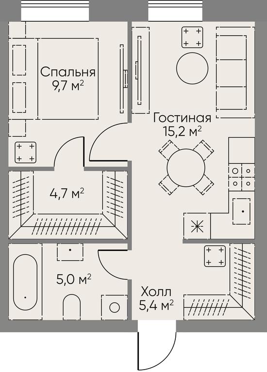 1-BD Apartment Sale, 46.5 sq. m. at Stories, zhiloy kompleks Storis na Mosfilmovskoy, kvartal Kinematograficheskiy, Moscow, Russia #1 1-BD Apartment Sale, 46.5 sq. m. at Stories, zhiloy kompleks Storis na Mosfilmovskoy, kvartal Kinematograficheskiy, Moscow, Russia #1