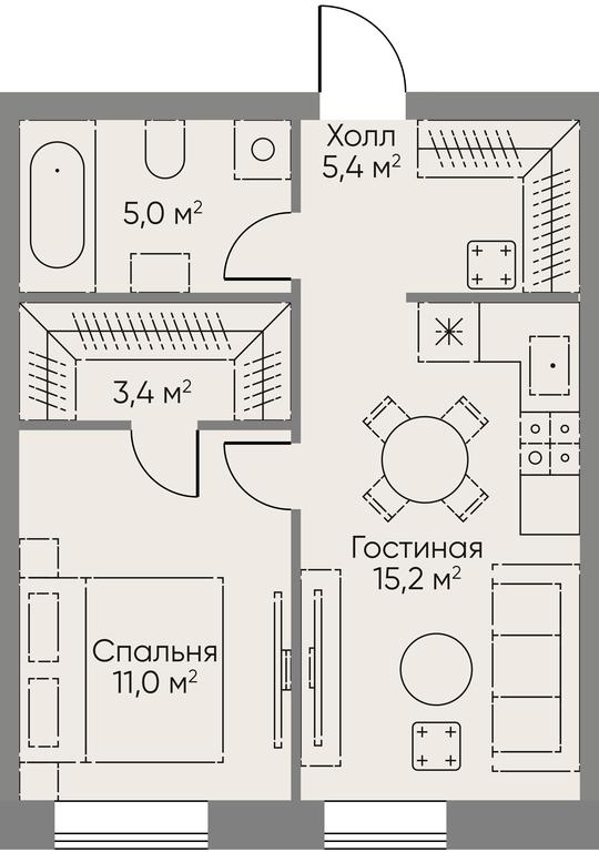1-BD Apartment Sale, 40 sq. m. at Stories, zhiloy kompleks Storis na Mosfilmovskoy, kvartal Kinematograficheskiy, Moscow, Russia #1 1-BD Apartment Sale, 40 sq. m. at Stories, zhiloy kompleks Storis na Mosfilmovskoy, kvartal Kinematograficheskiy, Moscow, Russia #1