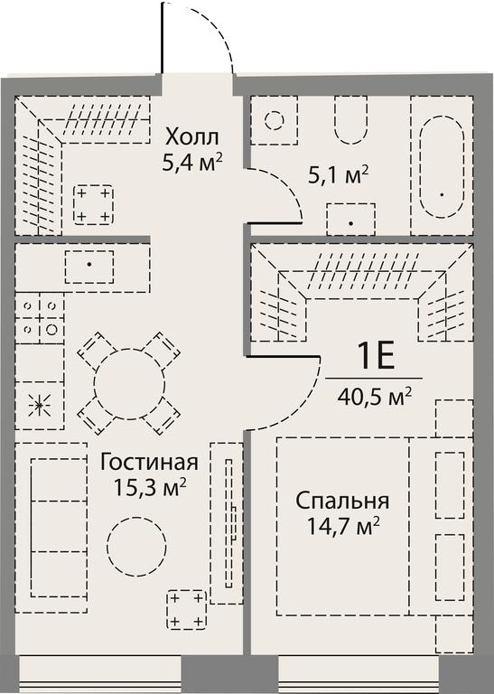 1-BD Apartment Sale, 40 sq. m. at Stories, zhiloy kompleks Storis na Mosfilmovskoy, kvartal Kinematograficheskiy, Moscow, Russia #2 1-BD Apartment Sale, 40 sq. m. at Stories, zhiloy kompleks Storis na Mosfilmovskoy, kvartal Kinematograficheskiy, Moscow, Russia #2