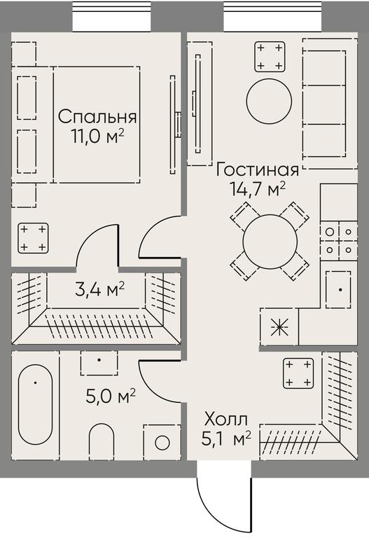 1-BD Apartment Sale, 39.2平方米 at Stories, zhiloy kompleks Storis na Mosfilmovskoy, kvartal Kinematograficheskiy, Moscow, Russia #1 1-BD Apartment Sale, 39.2平方米 at Stories, zhiloy kompleks Storis na Mosfilmovskoy, kvartal Kinematograficheskiy, Moscow, Russia #1