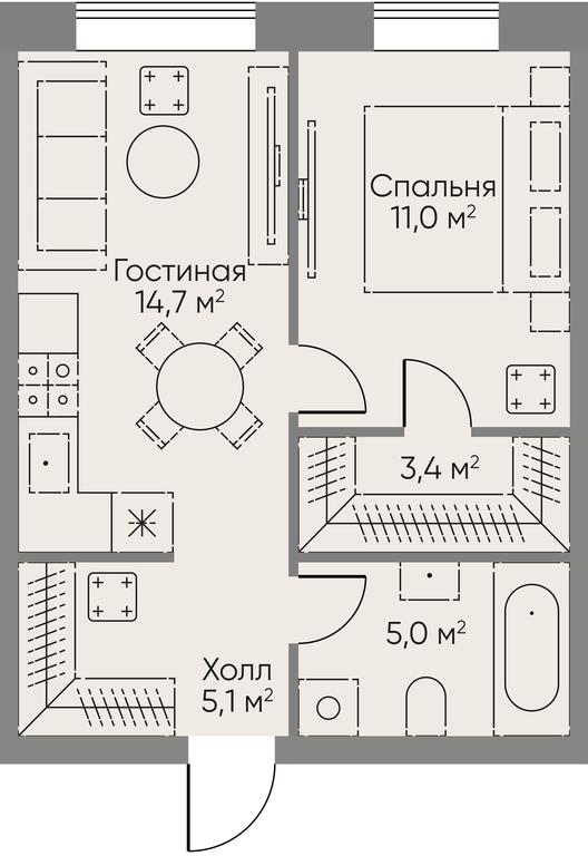 1-BD Apartment Sale, 39.2平方米 at Stories, zhiloy kompleks Storis na Mosfilmovskoy, kvartal Kinematograficheskiy, Moscow, Russia #1 1-BD Apartment Sale, 39.2平方米 at Stories, zhiloy kompleks Storis na Mosfilmovskoy, kvartal Kinematograficheskiy, Moscow, Russia #1