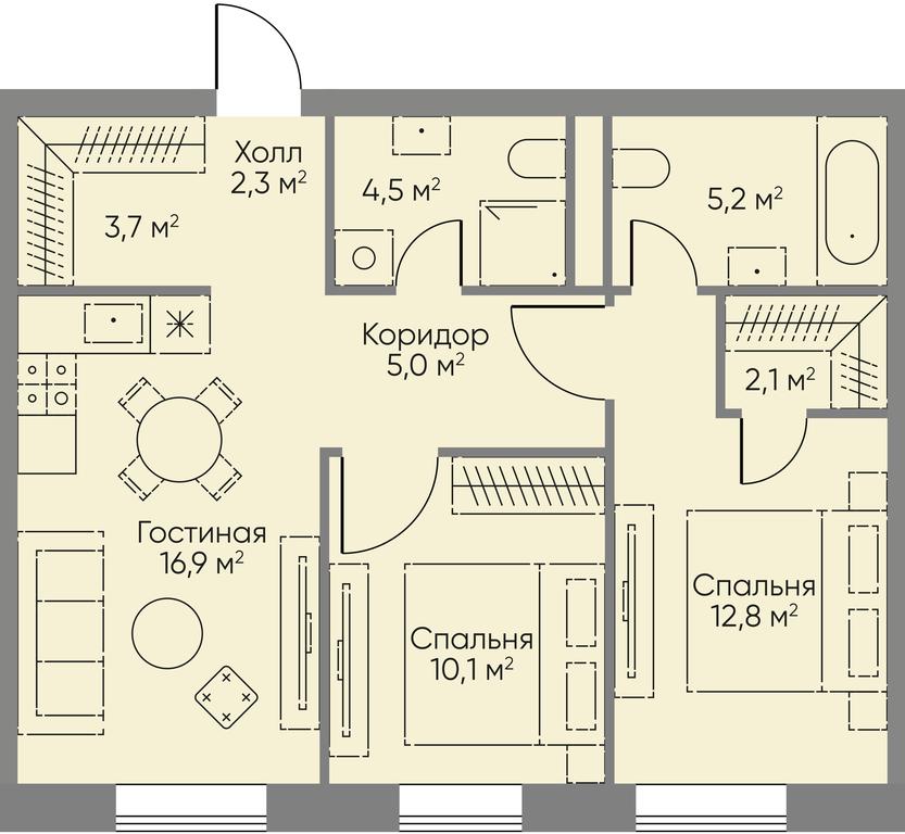 Apartment Sale, 22.7平方米 at Stories, zhiloy kompleks Storis na Mosfilmovskoy, kvartal Kinematograficheskiy, Moscow, Russia #1 Apartment Sale, 22.7平方米 at Stories, zhiloy kompleks Storis na Mosfilmovskoy, kvartal Kinematograficheskiy, Moscow, Russia #1