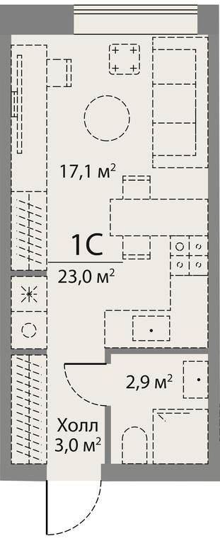 1-BD Apartment Sale, 23 sq. m. at Stories, zhiloy kompleks Storis na Mosfilmovskoy, kvartal Kinematograficheskiy, Moscow, Russia #2 1-BD Apartment Sale, 23 sq. m. at Stories, zhiloy kompleks Storis na Mosfilmovskoy, kvartal Kinematograficheskiy, Moscow, Russia #2