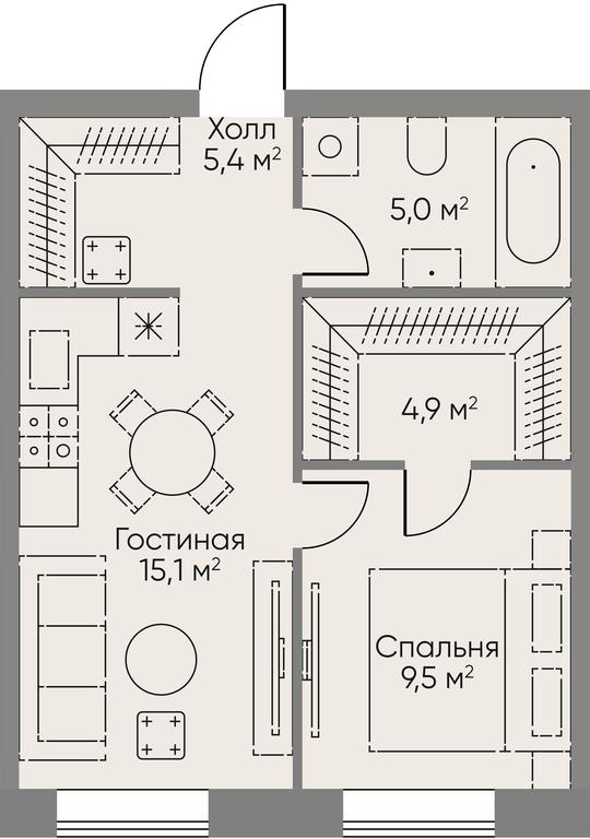 1-BD Apartment Sale, 38.8 sq. m. at Stories, zhiloy kompleks Storis na Mosfilmovskoy, kvartal Kinematograficheskiy, Moscow, Russia #1 1-BD Apartment Sale, 38.8 sq. m. at Stories, zhiloy kompleks Storis na Mosfilmovskoy, kvartal Kinematograficheskiy, Moscow, Russia #1