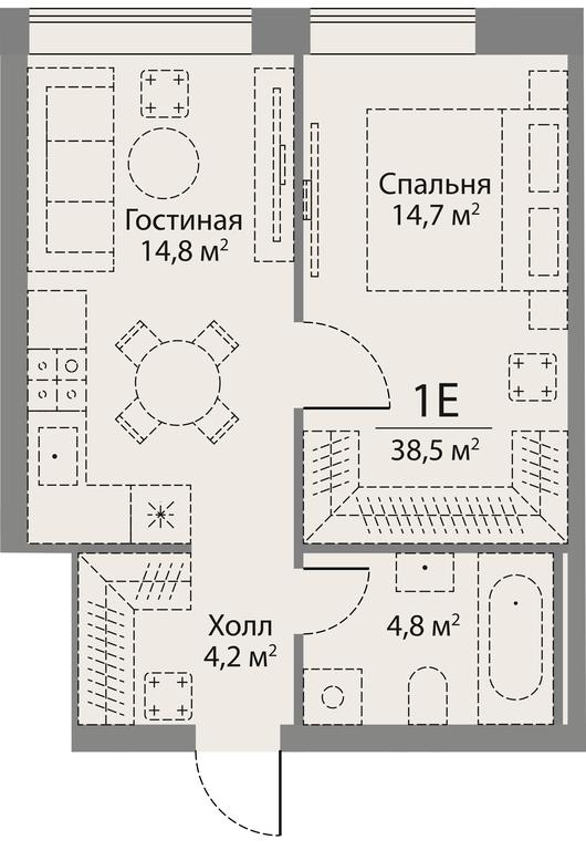 1-BD Apartment Sale, 38.8平方米 at Stories, zhiloy kompleks Storis na Mosfilmovskoy, kvartal Kinematograficheskiy, Moscow, Russia #2 1-BD Apartment Sale, 38.8平方米 at Stories, zhiloy kompleks Storis na Mosfilmovskoy, kvartal Kinematograficheskiy, Moscow, Russia #2