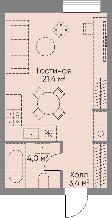 Apartment Sale, 23 sq. m. at Stories, zhiloy kompleks Storis na Mosfilmovskoy, kvartal Kinematograficheskiy, Moscow, Russia #1 Apartment Sale, 23 sq. m. at Stories, zhiloy kompleks Storis na Mosfilmovskoy, kvartal Kinematograficheskiy, Moscow, Russia #1