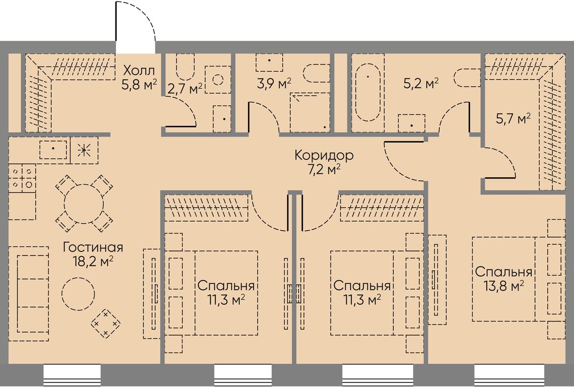 1-BD Apartment Sale, 38.8平方米 at Stories, zhiloy kompleks Storis na Mosfilmovskoy, kvartal Kinematograficheskiy, Moscow, Russia #1 1-BD Apartment Sale, 38.8平方米 at Stories, zhiloy kompleks Storis na Mosfilmovskoy, kvartal Kinematograficheskiy, Moscow, Russia #1
