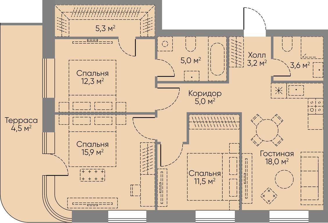 1-BD Apartment Sale, 39.6 sq. m. at Stories, zhiloy kompleks Storis na Mosfilmovskoy, kvartal Kinematograficheskiy, Moscow, Russia #1 1-BD Apartment Sale, 39.6 sq. m. at Stories, zhiloy kompleks Storis na Mosfilmovskoy, kvartal Kinematograficheskiy, Moscow, Russia #1