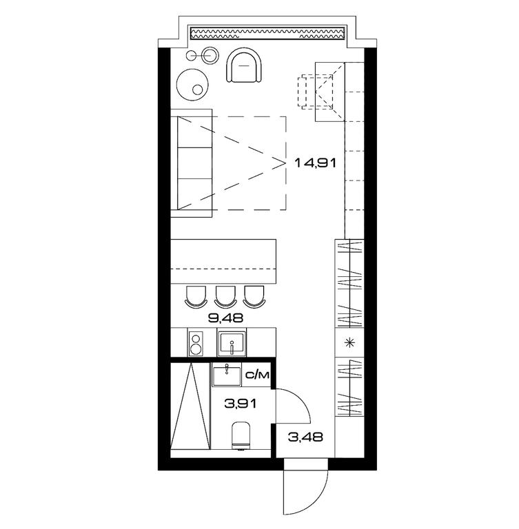 Продажа квартиры, 32 м² в ЖК «Лунар (Lunar)», Ленинский проспект, 38, Москва, Россия #1 Продажа квартиры, 32 м² в ЖК «Лунар (Lunar)», Ленинский проспект, 38, Москва, Россия #1