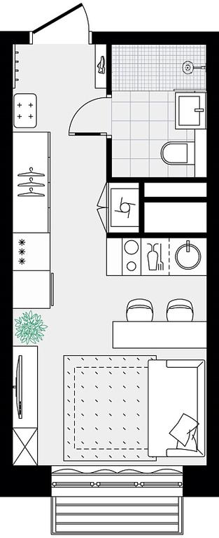 Apartment Sale, 19.48 sq. m. at Novograd Pavlino, Kosinskoye shosse, 2, Novoye Pavlino Microdistrict, Balashikha, Moscow Region, Russia #2