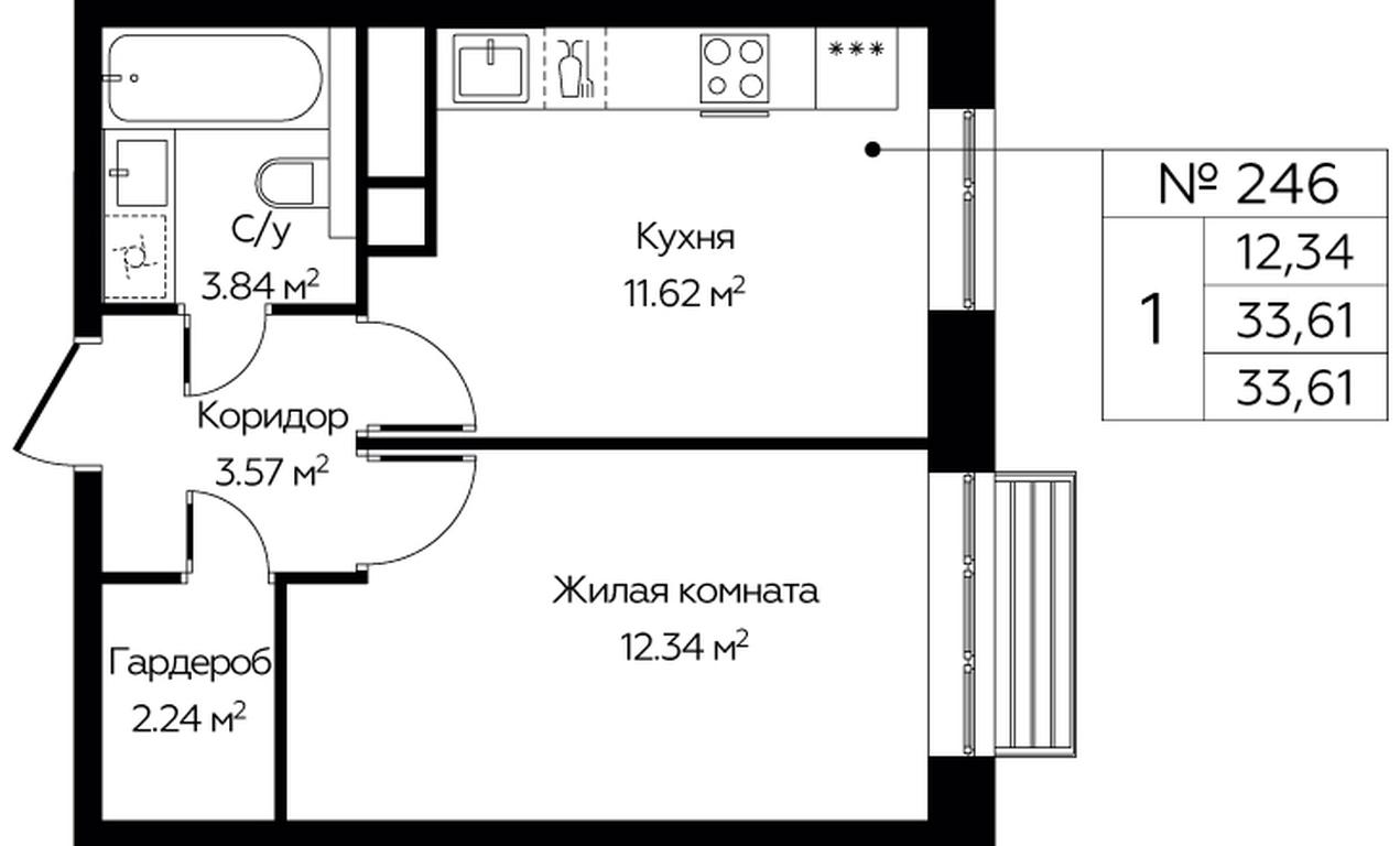 Apartment Sale, 33.61 sq. m. at Novograd Pavlino, Kosinskoye shosse, 2, Novoye Pavlino Microdistrict, Balashikha, Moscow Region, Russia #1 Apartment Sale, 33.61 sq. m. at Novograd Pavlino, Kosinskoye shosse, 2, Novoye Pavlino Microdistrict, Balashikha, Moscow Region, Russia #1