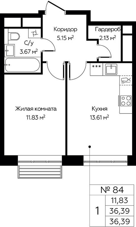 Apartment Sale, 36.39平方米 at Novograd Pavlino, Kosinskoye shosse, 2, Novoye Pavlino Microdistrict, Balashikha, Moscow Region, Russia #1 Apartment Sale, 36.39平方米 at Novograd Pavlino, Kosinskoye shosse, 2, Novoye Pavlino Microdistrict, Balashikha, Moscow Region, Russia #1