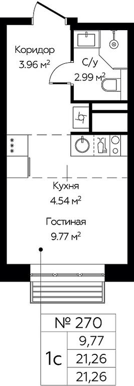 Apartment Sale, 21.26 sq. m. at Novograd Pavlino, Kosinskoye shosse, 2, Novoye Pavlino Microdistrict, Balashikha, Moscow Region, Russia #1 Apartment Sale, 21.26 sq. m. at Novograd Pavlino, Kosinskoye shosse, 2, Novoye Pavlino Microdistrict, Balashikha, Moscow Region, Russia #1