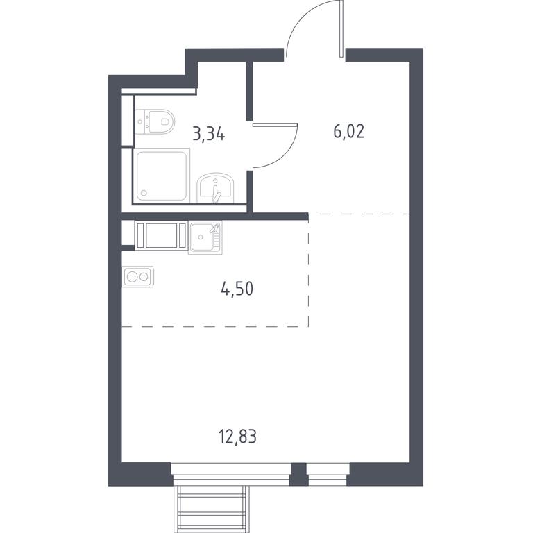 Apartment Sale, 26.69 sq. m. at Gorki Park, Shkolnaya ulitsa, 2, derevnya Korobovo, Leninskiy City District, Moscow Region, Russia #2 Apartment Sale, 26.69 sq. m. at Gorki Park, Shkolnaya ulitsa, 2, derevnya Korobovo, Leninskiy City District, Moscow Region, Russia #2
