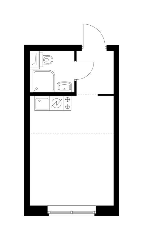 Apartment Sale, 20 sq. m. at Kavkazskiy Bulvar 51, Kavkazsky Boulevard, 51с3, Moscow, Russia #1