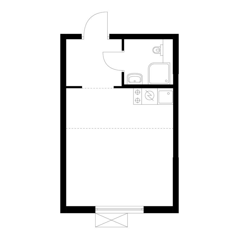 Apartment Sale, 23.5平方米 at Liublinskiy Park, Lyublinskaya Street, 78к2, Moscow, Russia #1 Apartment Sale, 23.5平方米 at Liublinskiy Park, Lyublinskaya Street, 78к2, Moscow, Russia #1
