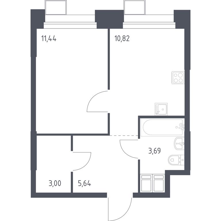 Apartment Sale, 34.49 sq. m. at Troparevo Park, Kiyevskoye shosse, 21-y kilometr, 3с4, Mosrentgen Settlement, Moscow, Russia #1 Apartment Sale, 34.49 sq. m. at Troparevo Park, Kiyevskoye shosse, 21-y kilometr, 3с4, Mosrentgen Settlement, Moscow, Russia #1