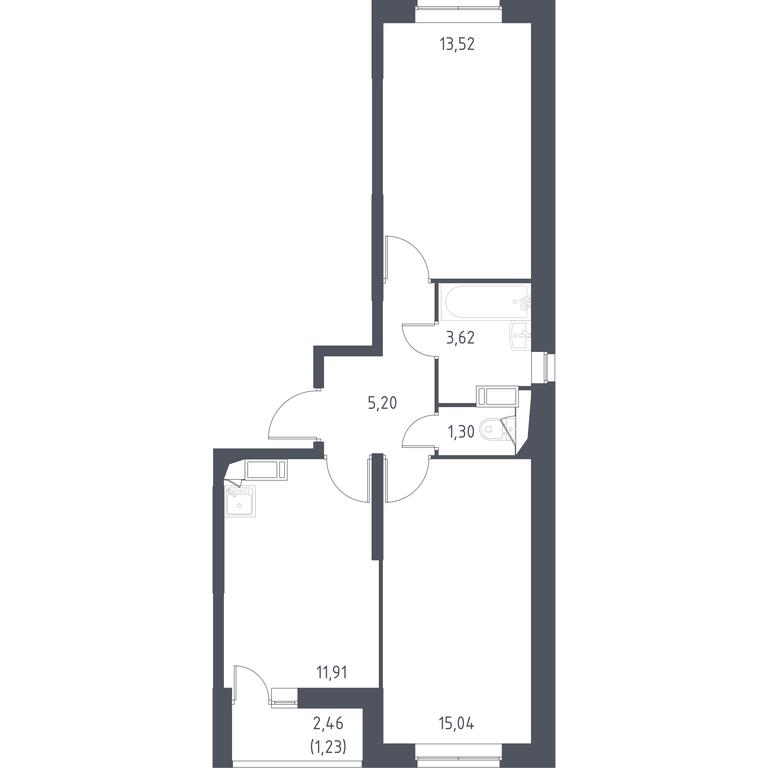 Продажа 1-комн. квартиры, 51,2 м² в ЖК «Пригород Лесное», Молодёжный бульвар, 6, деревня Мисайлово, Ленинский городской округ, Московская область, Россия #1 Продажа 1-комн. квартиры, 51,2 м² в ЖК «Пригород Лесное», Молодёжный бульвар, 6, деревня Мисайлово, Ленинский городской округ, Московская область, Россия #1